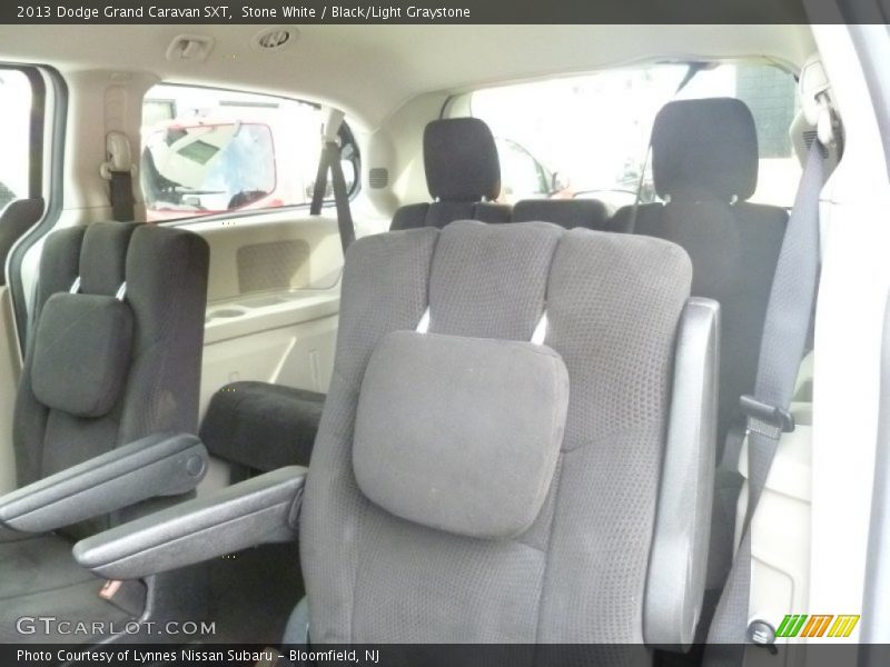 Stone White / Black/Light Graystone 2013 Dodge Grand Caravan SXT