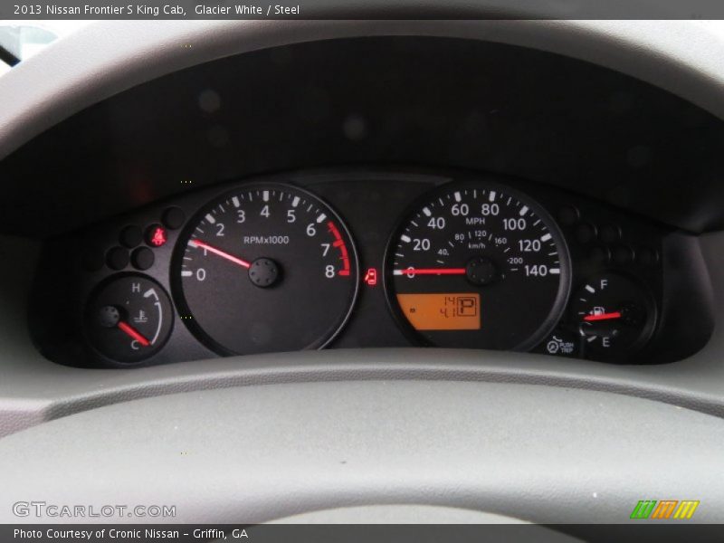 Glacier White / Steel 2013 Nissan Frontier S King Cab