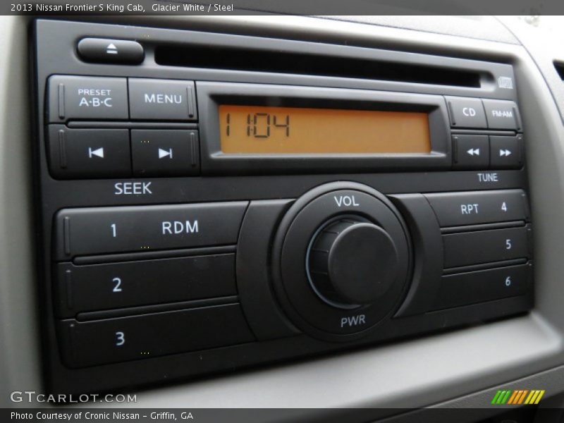 Glacier White / Steel 2013 Nissan Frontier S King Cab