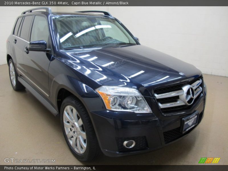 Capri Blue Metallic / Almond/Black 2010 Mercedes-Benz GLK 350 4Matic