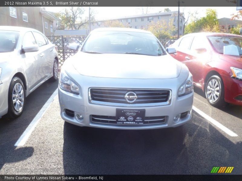 Brilliant Silver / Charcoal 2012 Nissan Maxima 3.5 S