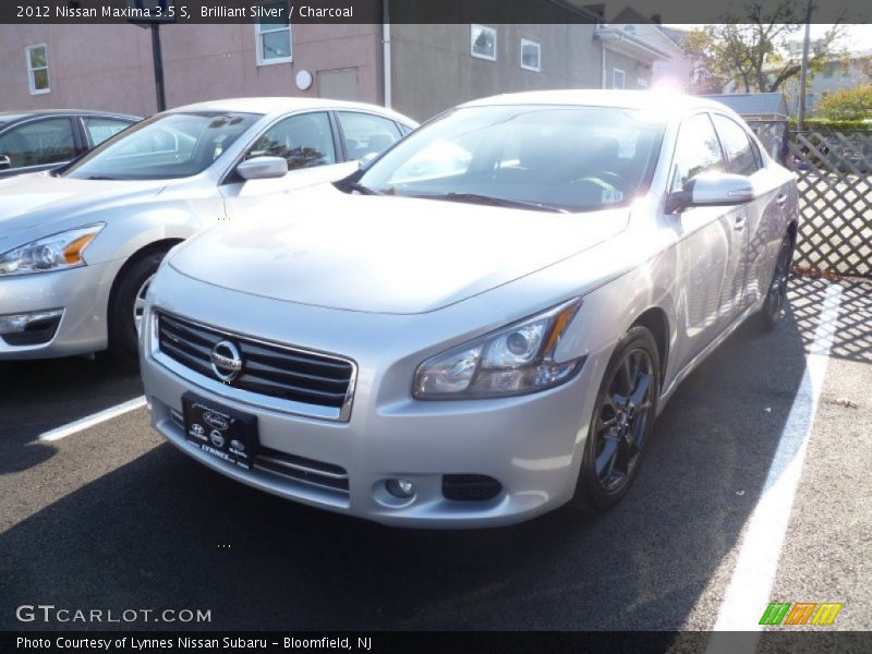 Brilliant Silver / Charcoal 2012 Nissan Maxima 3.5 S