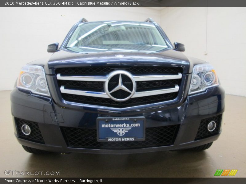 Capri Blue Metallic / Almond/Black 2010 Mercedes-Benz GLK 350 4Matic
