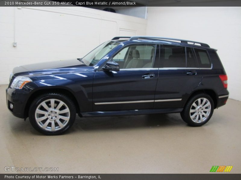 Capri Blue Metallic / Almond/Black 2010 Mercedes-Benz GLK 350 4Matic