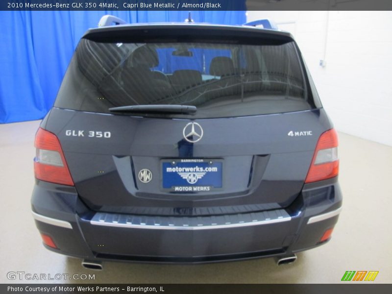 Capri Blue Metallic / Almond/Black 2010 Mercedes-Benz GLK 350 4Matic