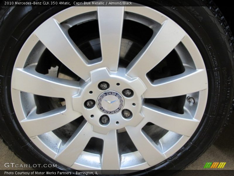 Capri Blue Metallic / Almond/Black 2010 Mercedes-Benz GLK 350 4Matic