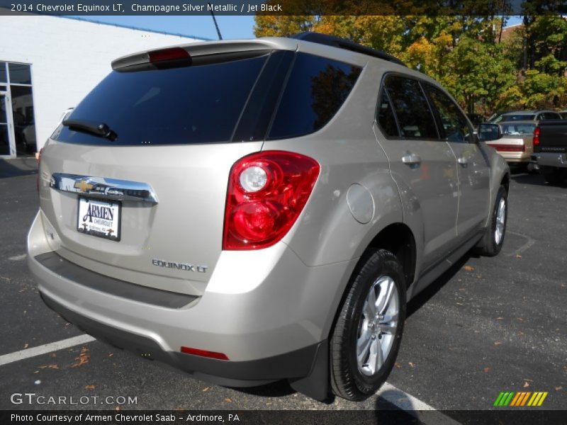 Champagne Silver Metallic / Jet Black 2014 Chevrolet Equinox LT