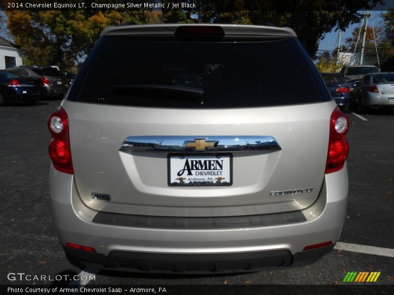 Champagne Silver Metallic / Jet Black 2014 Chevrolet Equinox LT