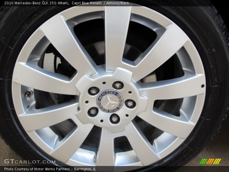Capri Blue Metallic / Almond/Black 2010 Mercedes-Benz GLK 350 4Matic