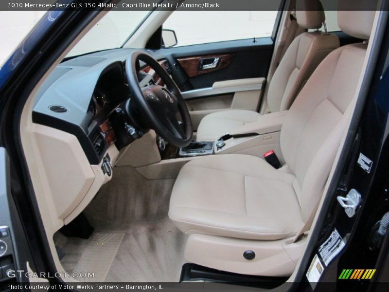 Capri Blue Metallic / Almond/Black 2010 Mercedes-Benz GLK 350 4Matic