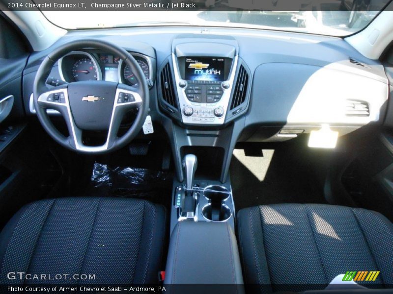 Champagne Silver Metallic / Jet Black 2014 Chevrolet Equinox LT