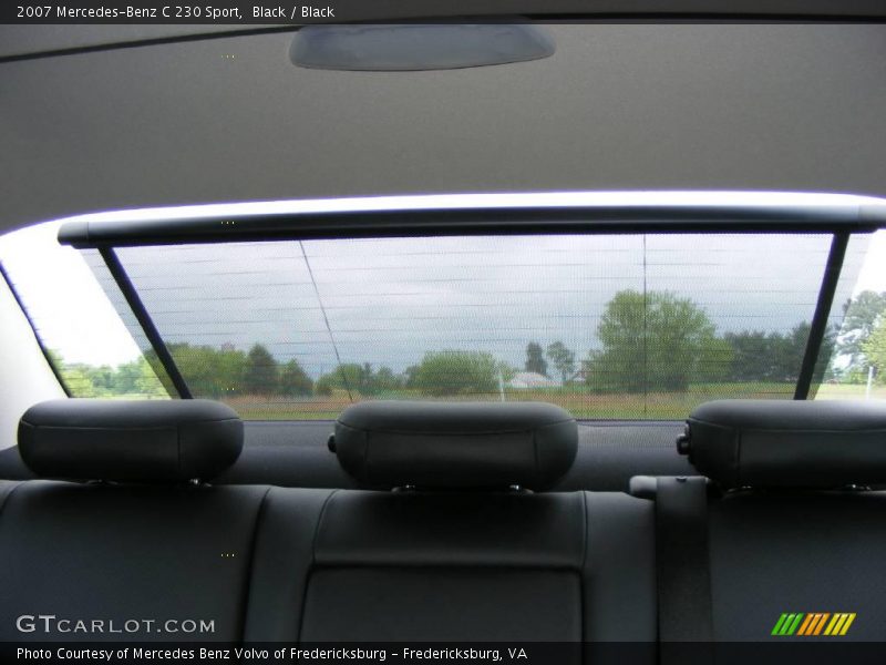 Black / Black 2007 Mercedes-Benz C 230 Sport