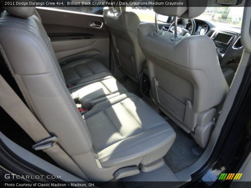 Brilliant Black Crystal Pearl / Dark Graystone/Medium Graystone 2011 Dodge Durango Crew 4x4