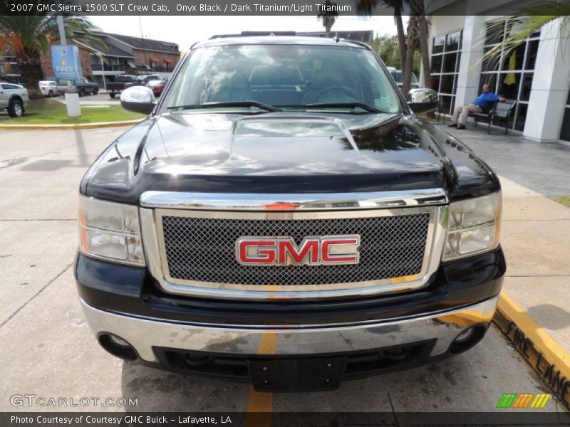 Onyx Black / Dark Titanium/Light Titanium 2007 GMC Sierra 1500 SLT Crew Cab