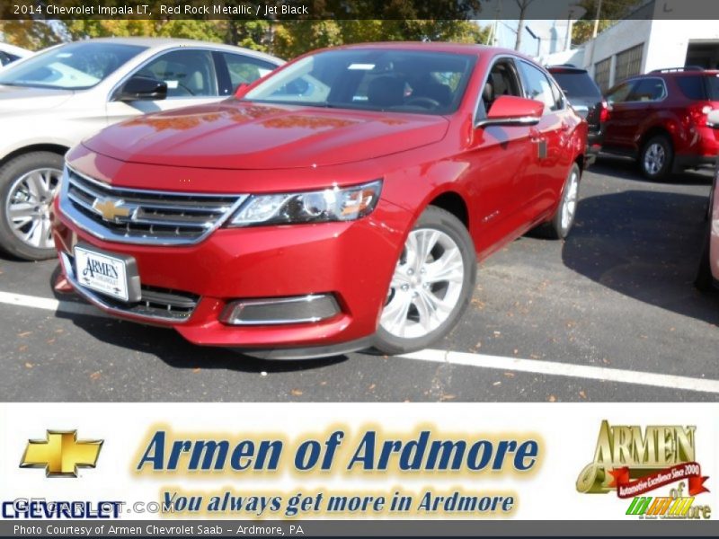 Red Rock Metallic / Jet Black 2014 Chevrolet Impala LT