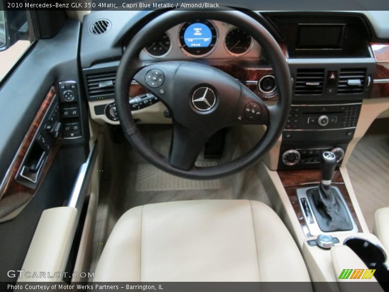 Capri Blue Metallic / Almond/Black 2010 Mercedes-Benz GLK 350 4Matic