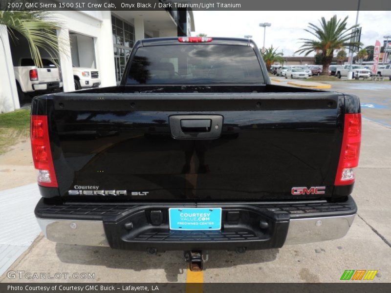 Onyx Black / Dark Titanium/Light Titanium 2007 GMC Sierra 1500 SLT Crew Cab