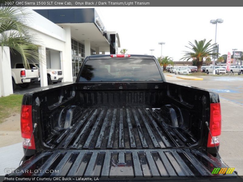 Onyx Black / Dark Titanium/Light Titanium 2007 GMC Sierra 1500 SLT Crew Cab