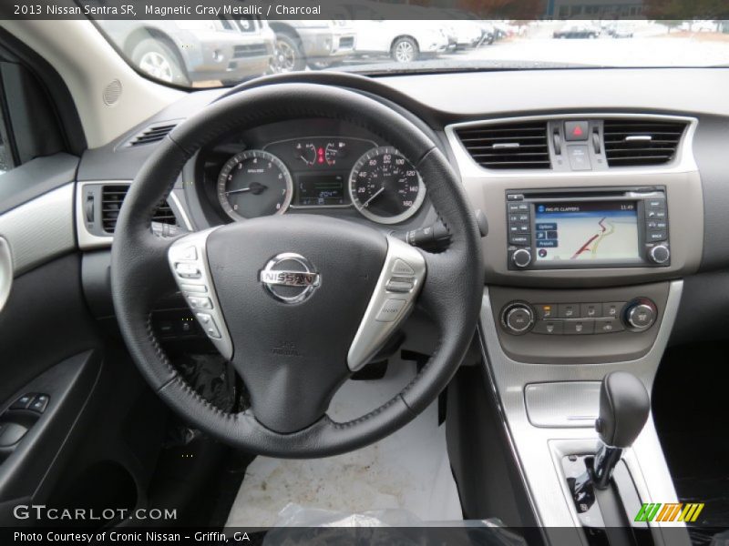 Magnetic Gray Metallic / Charcoal 2013 Nissan Sentra SR