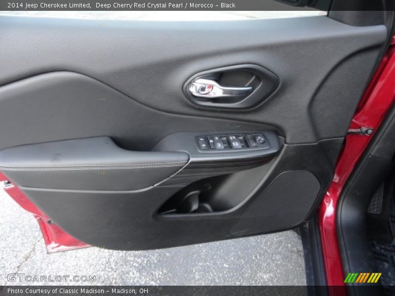 Deep Cherry Red Crystal Pearl / Morocco - Black 2014 Jeep Cherokee Limited