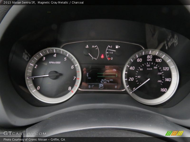 Magnetic Gray Metallic / Charcoal 2013 Nissan Sentra SR