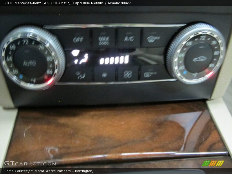 Capri Blue Metallic / Almond/Black 2010 Mercedes-Benz GLK 350 4Matic