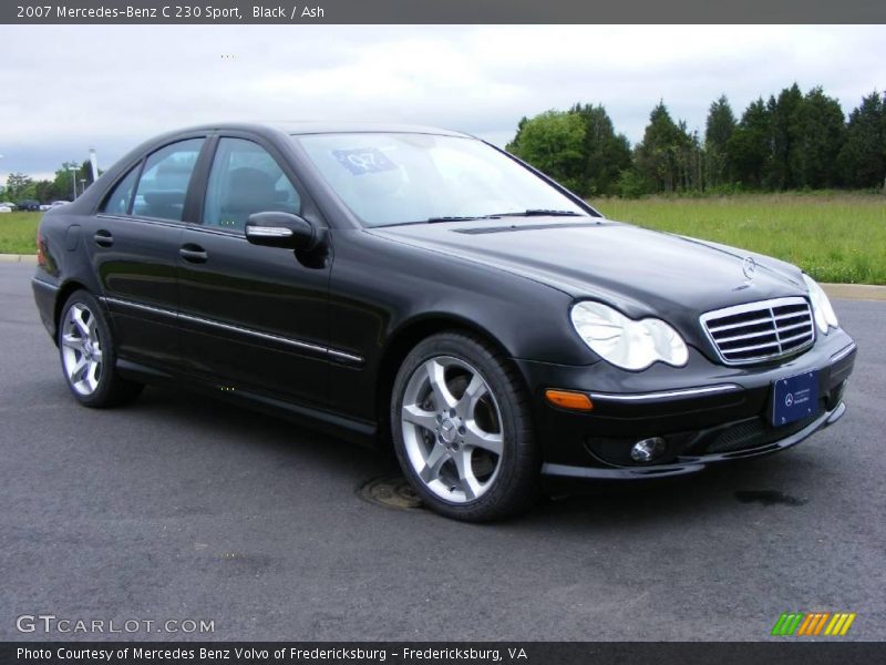 Black / Ash 2007 Mercedes-Benz C 230 Sport