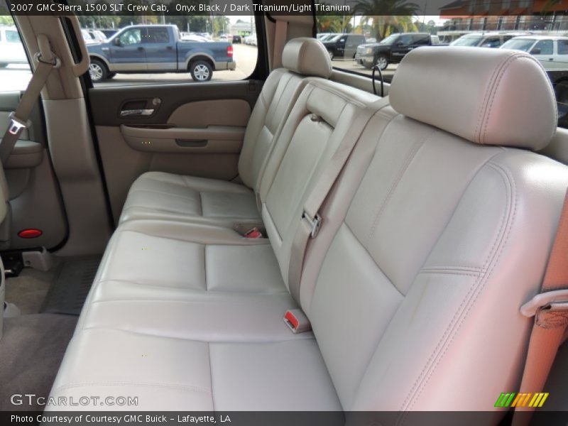 Onyx Black / Dark Titanium/Light Titanium 2007 GMC Sierra 1500 SLT Crew Cab