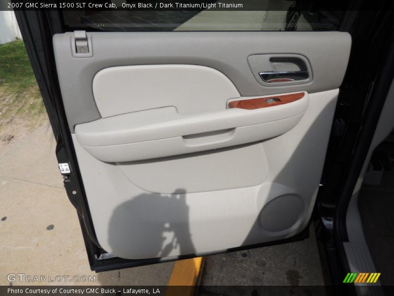 Onyx Black / Dark Titanium/Light Titanium 2007 GMC Sierra 1500 SLT Crew Cab