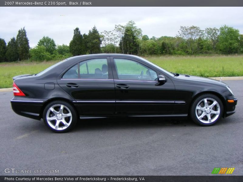 Black / Black 2007 Mercedes-Benz C 230 Sport