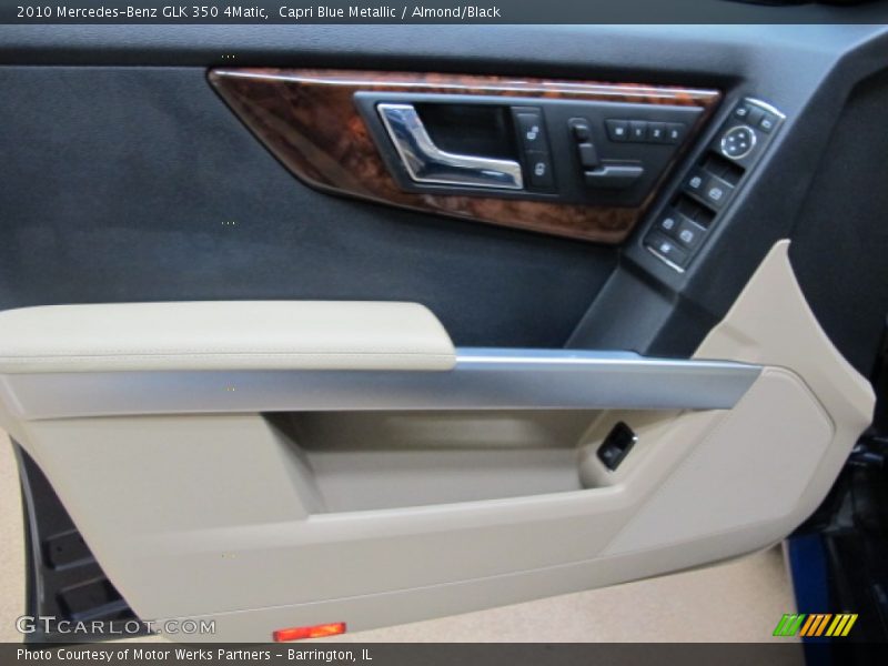 Capri Blue Metallic / Almond/Black 2010 Mercedes-Benz GLK 350 4Matic