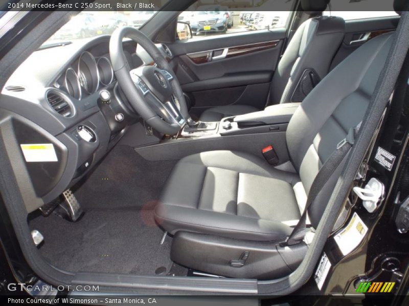 Black / Black 2014 Mercedes-Benz C 250 Sport