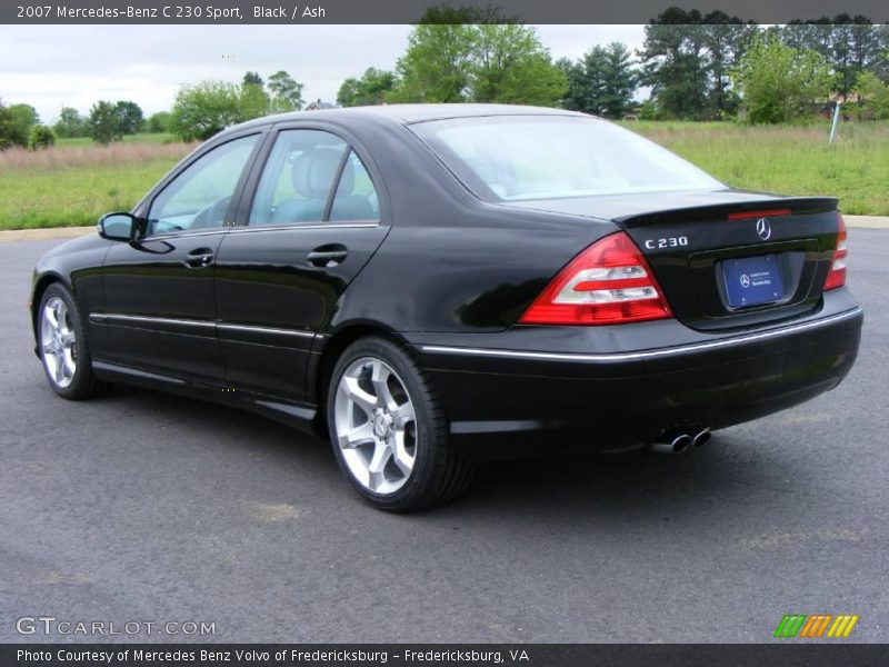 Black / Ash 2007 Mercedes-Benz C 230 Sport
