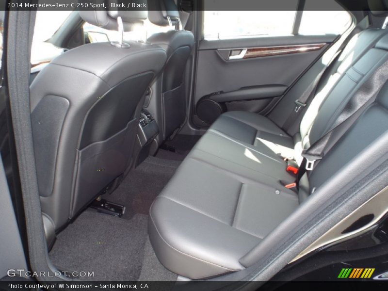 Black / Black 2014 Mercedes-Benz C 250 Sport