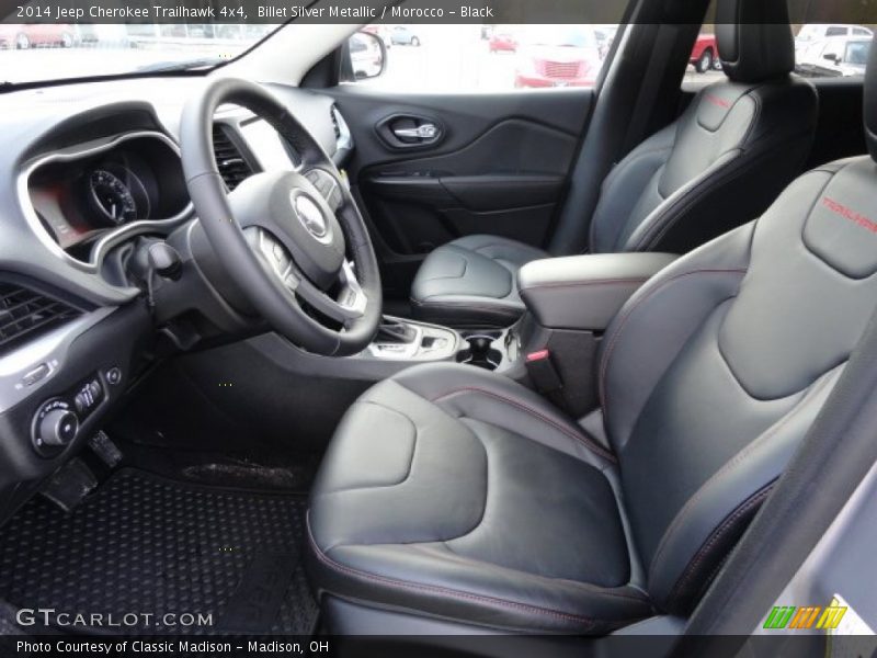 Front Seat of 2014 Cherokee Trailhawk 4x4