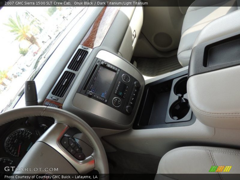 Onyx Black / Dark Titanium/Light Titanium 2007 GMC Sierra 1500 SLT Crew Cab