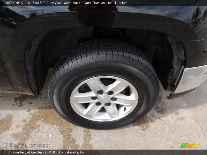Onyx Black / Dark Titanium/Light Titanium 2007 GMC Sierra 1500 SLT Crew Cab