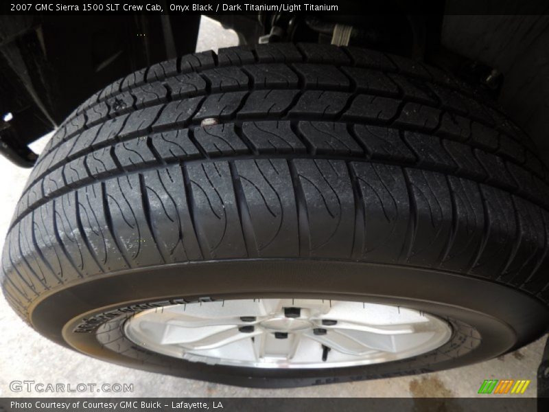 Onyx Black / Dark Titanium/Light Titanium 2007 GMC Sierra 1500 SLT Crew Cab