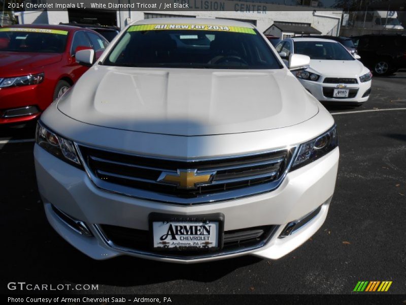 White Diamond Tricoat / Jet Black 2014 Chevrolet Impala LT