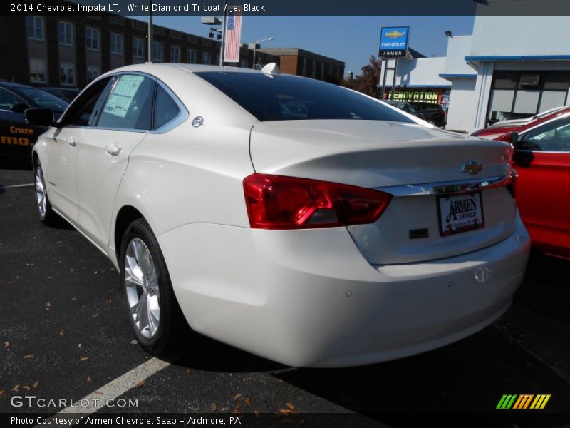 White Diamond Tricoat / Jet Black 2014 Chevrolet Impala LT