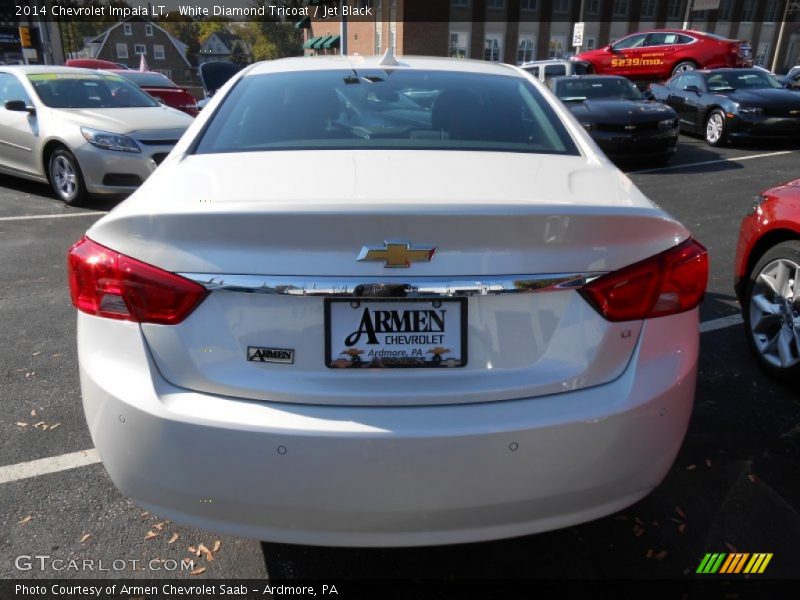 White Diamond Tricoat / Jet Black 2014 Chevrolet Impala LT