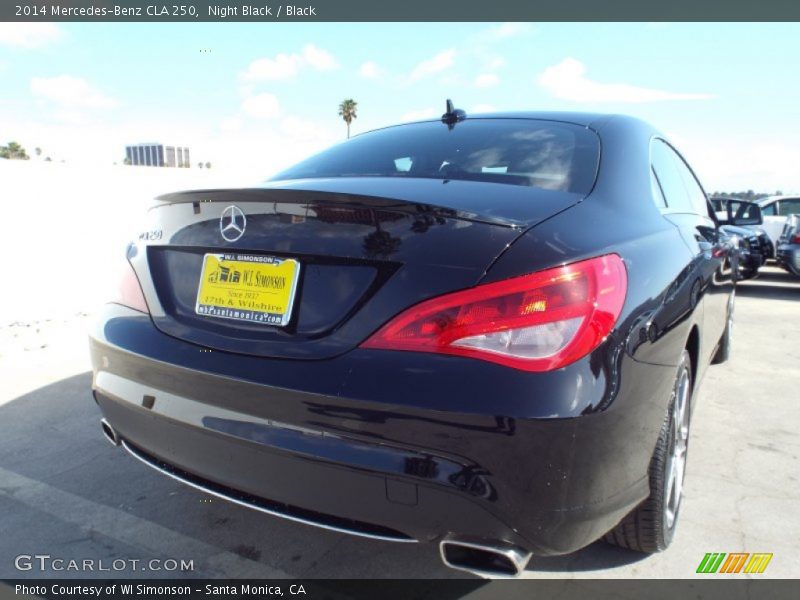 Night Black / Black 2014 Mercedes-Benz CLA 250