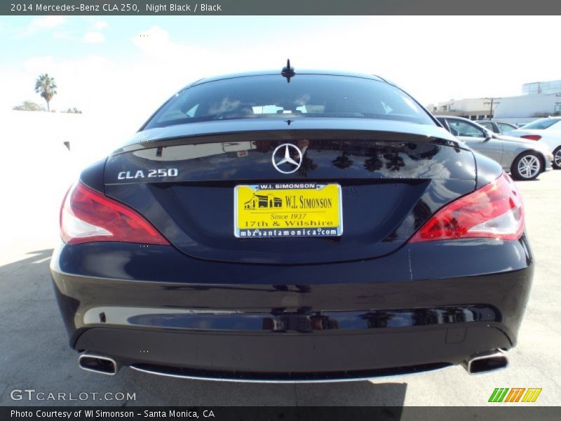 Night Black / Black 2014 Mercedes-Benz CLA 250