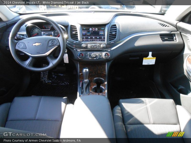 White Diamond Tricoat / Jet Black 2014 Chevrolet Impala LT