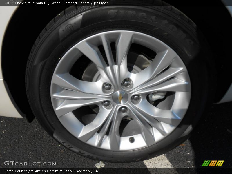 White Diamond Tricoat / Jet Black 2014 Chevrolet Impala LT
