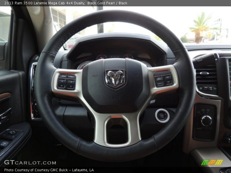  2013 3500 Laramie Mega Cab 4x4 Dually Steering Wheel