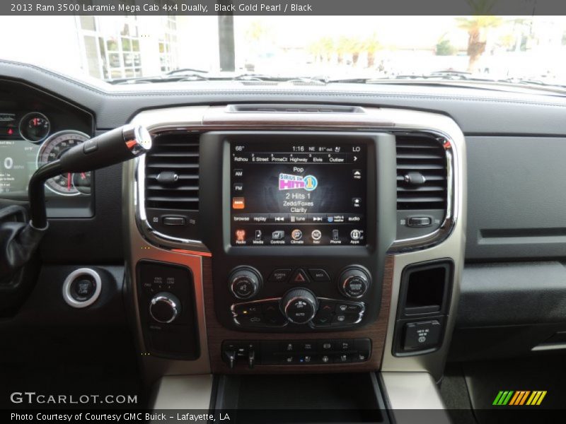 Controls of 2013 3500 Laramie Mega Cab 4x4 Dually