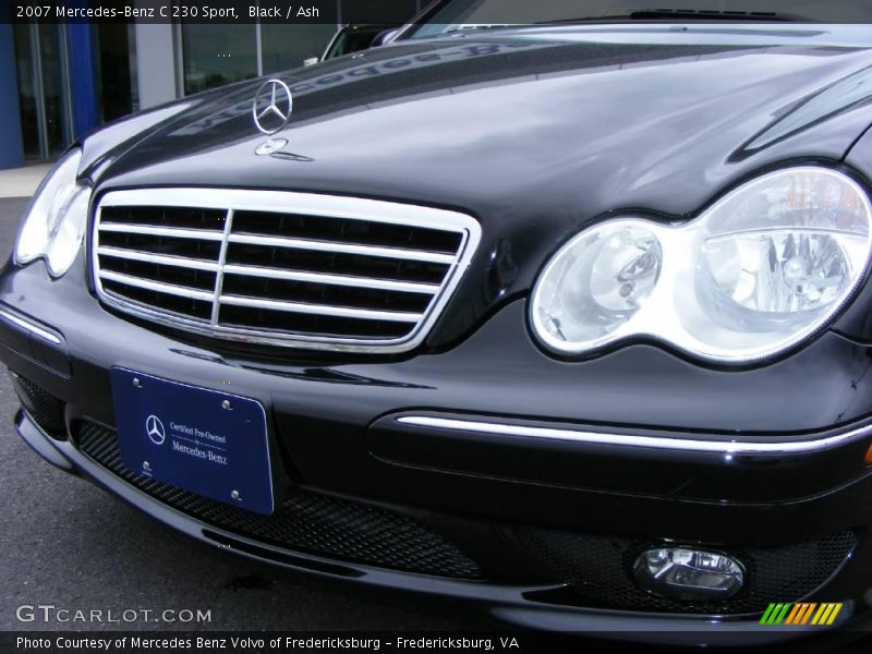 Black / Ash 2007 Mercedes-Benz C 230 Sport