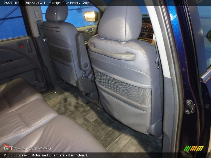 Midnight Blue Pearl / Gray 2005 Honda Odyssey EX-L