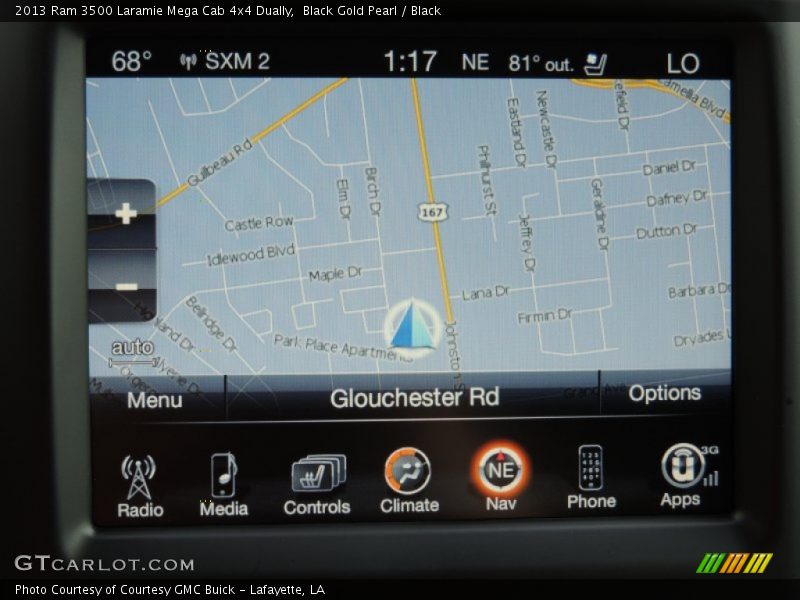 Navigation of 2013 3500 Laramie Mega Cab 4x4 Dually